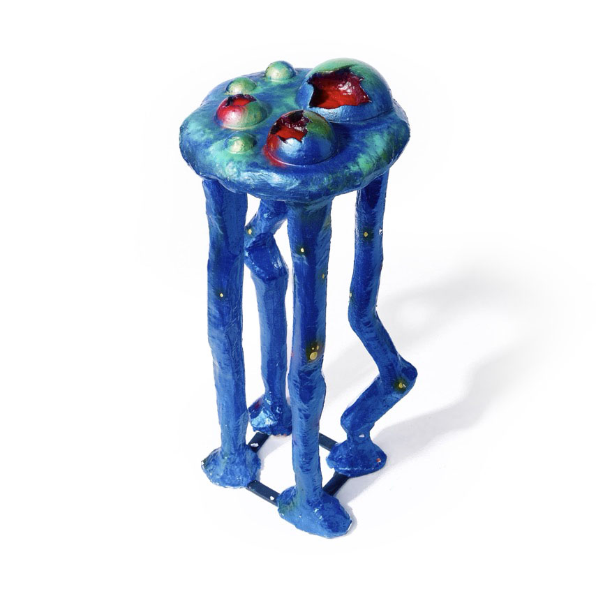 stool blue